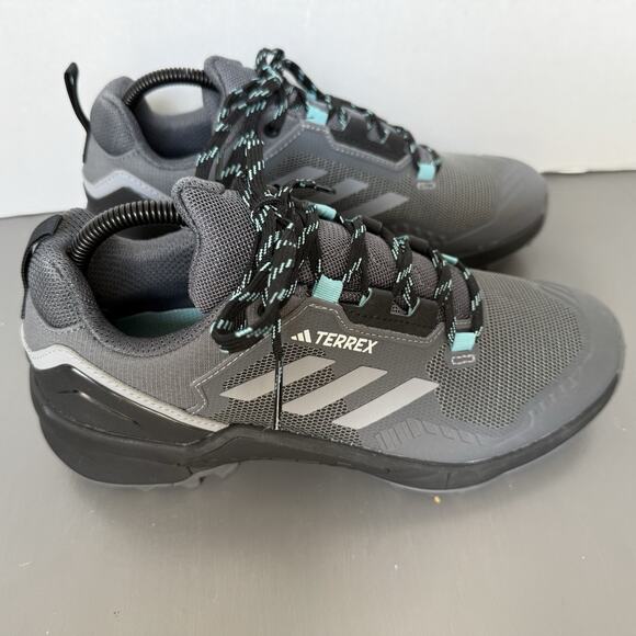 Size 8 - adidas Terrex AX4 Teal Black Grey Women’s UK 6.5 EU 40 - Picture 3 of 13